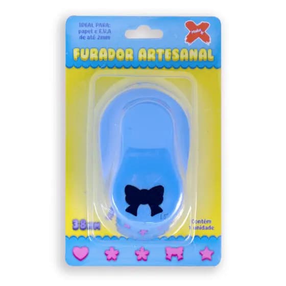 Furador Cortador Laço 38mm 3.8cm Para Papel e Eva Make+