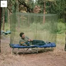 Tenda Portátil De Rede Mosquiteira 1.8M Dobrável Sem Montagem Para Viagens De Acampamento Ao Ar Livre