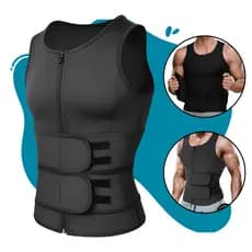 Regata Efeito Sauna Masculina Redução de Barriga Perder Peso Emagrecer térmica Cinta modeladora