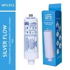 Refil Filtro Vela Purificador Compatível com Purificadores Libell e Acqua Flex Wfs012 Silver Flow