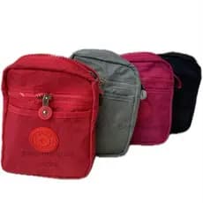 Bolsa Transversal Feminina Masculina Shoulder Bag Pochete Nylon Dia A Dia Presente