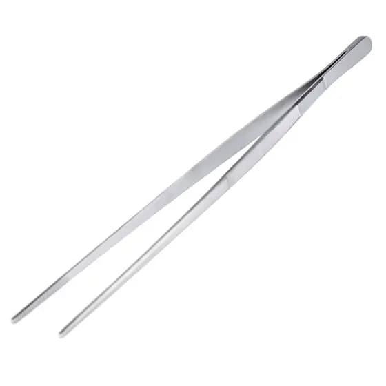 Pinça Culinária Profissional com Serrilha Reta 30cm Aço Inox - Weck