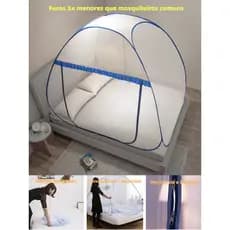 Mosquiteiro para Cama Antimosquitos com Instalação em Design Integrado Durável Quarto/Camping