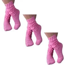 KIT COM 3 PARES MEIA SANFONINHA
