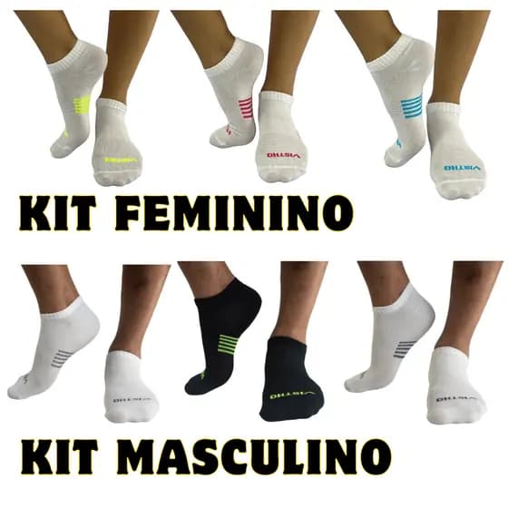Kit 3 Pares De Meias – Poliamida | Vistho