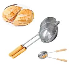 Sanduicheira Tostequeira Pão Francês em Aluminio Fundido