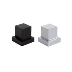 Acabamento Para Registro Pressão ou Gaveta 1/2 e 3/4 Quadrado Preto Fosco/Cromado Padrão deca ABS