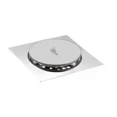 Ralo Click Inteligente 15x15cm Cromado Inox Banheiro Veda Cheiro