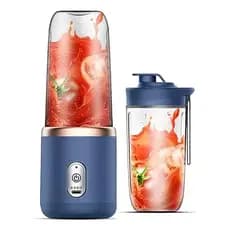 Liquidificador Portátil Yozi Juicer 400ml Usb Azul Bivolt
