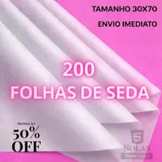 PAPEL SEDA 30x70  FOLHAS  GRANDES ENVIO IMEDIATO.