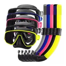 Snorkel E Oculos De Mergulho Kit Dua Mar Piscina Alta Qualidade PREMIUM ADULTO COD WJ-451