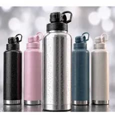 GARRAFA TERMICA DE AGUA CAFE GRANDE 1,5 LITROS QUENTE FRIO INOX DUPLA PAREDE SQUEEZE