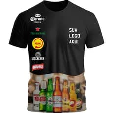 Camiseta Dry FIt Conveniência Bar Personalizada Com Seu Logo Seu nome