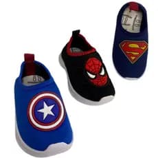 Tênis infantil menino Calce Fácil Personagens Barato Escolar masculino herois