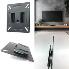 Suporte para TV e Monitor de parede 14 a 28 Polegadas Universal Fácil Instalação Original Exbom  Top