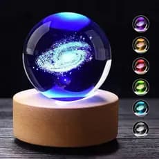Bola de Cristal Iluminada para decoração