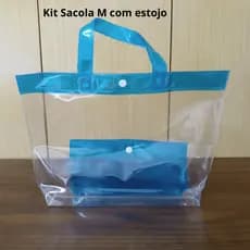 Sacola M Com Estojo, Várias Cores. Praia, Academia Lembrancinhas. Embalagem para seus Produtos.
