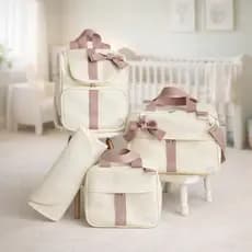 Bolsa Maternidade Grande Kit 4 Peças – Bolsa Fralda para Mãe e Bebê Viagem Menino e Menina