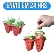 Forma Sorvete Picoleteira Picolé Divertida Fruta Molde Infantil Fábrica Reutilizável Livre Bpa