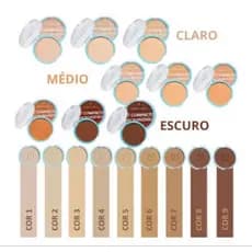PÓ COMPACTO MICRONIZADO CORES MEDIAS MIA MAKE