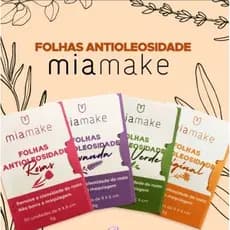 Folhas Antioleosidade Facial - MIA MAKE