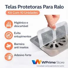 Protetor de Ralo Autoadesivo