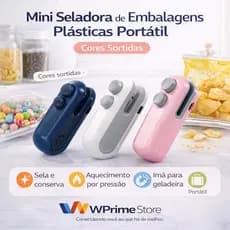 Mini Seladora Para Sacos Plásticos Portátil - Cores Sortidas
