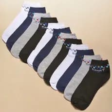 KIT 12 pares meia curto masculina /adulto/40-46/estampa variada