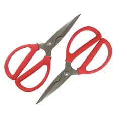 Kit 02 Tesouras Forte e Resistente 22x11cm Ideal para Ecommerce Tecido Papeis Escritórios Artesanato