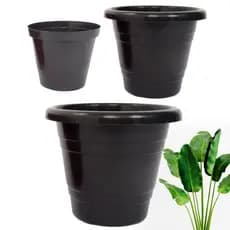 Kit ate 4 Vasos para Plantas e Mudas jarro Plástico Reforçado