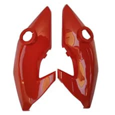 Par Bananinhas Carenagem Lateral do Farol Cg Titan 125 / 150 / fan start 125 150 160 2014 a 2021 Vermelho