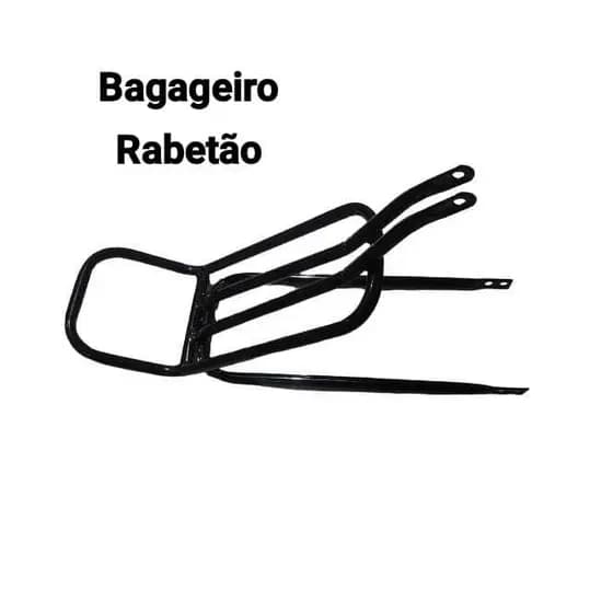 Garupa Bagageiro Rabetão Reforçada Para Bike Bicicleta Aro 20 24 26