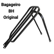 Garupa BH Reta Preta Bike Bagageiro Garupeira Bicicleta Original