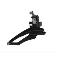 Câmbio Dianteiro Yamada 3v Puxa Baixo Preto Para Bicicleta