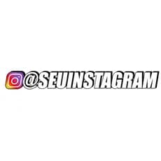 ADESIVO COM SEU INSTA COLORIDO