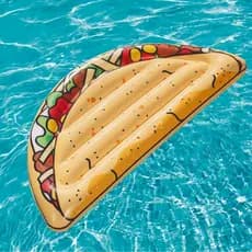 Boia Colchão Inflável Piscina Divertida Taco Mexicano