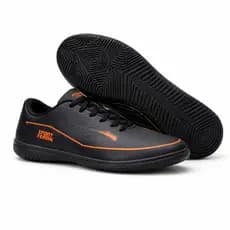 Chuteira Tenis Futsal Sport Ferom Solado Preto Antiderrapante Mais Vendida.