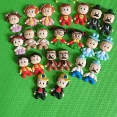 Apliques de biscuit turma do Chaves  -kit 10 apliques turma do chaves