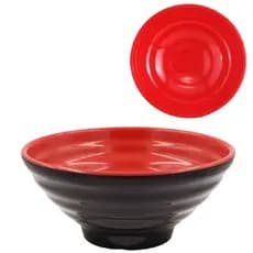 Tigela Oriental 750ml Bowl Redonda Em Melamina Para Lámen Caldos