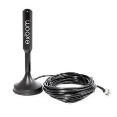 Antena Digital Portátil 5 Metros Interna Externa Amplificada