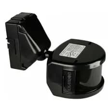 Sensor De Presença Frontal Externo Preto (180°) Exatron