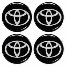 Emblema Adesivo Resinado Para Calota Toyota Central 48mm
