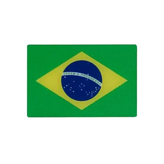 Adesivo Resinado Bandeira De Países 6x4mm