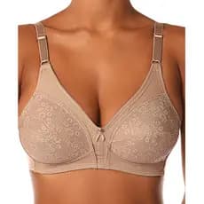Sutiã Sustentação Colonial Demillus Poliamida 61383/78383 Plus Size Taça B Sem Aro