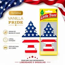 Aromatizador Little Trees Original – Perfume Automotivo Duradouro e Estilo Americano / cheirinho para carro / VANILLA
