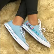 Tênis Personagen Stitch Sonic Confortavel