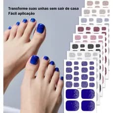 Adesivo Para Unhas Dos Pés Esmalte Autocolante Nail Art