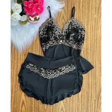 baby doll, de dormir , short doll, pijama, poliamida, linha noite, sensual, basico, renda, (babadinho)