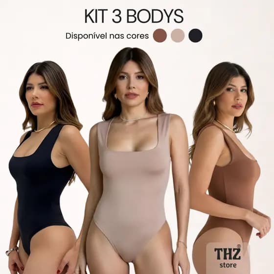 kit 3 body bodyfeminino regata body feminino roupa feminina elegante blusinha feminina