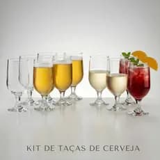 Jogo 6 Taças Grandes 4 Taças ou 2 Taças de 300 ml